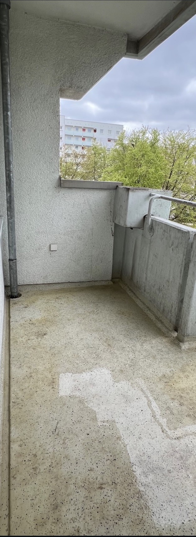 Balkon nach der Reinigung