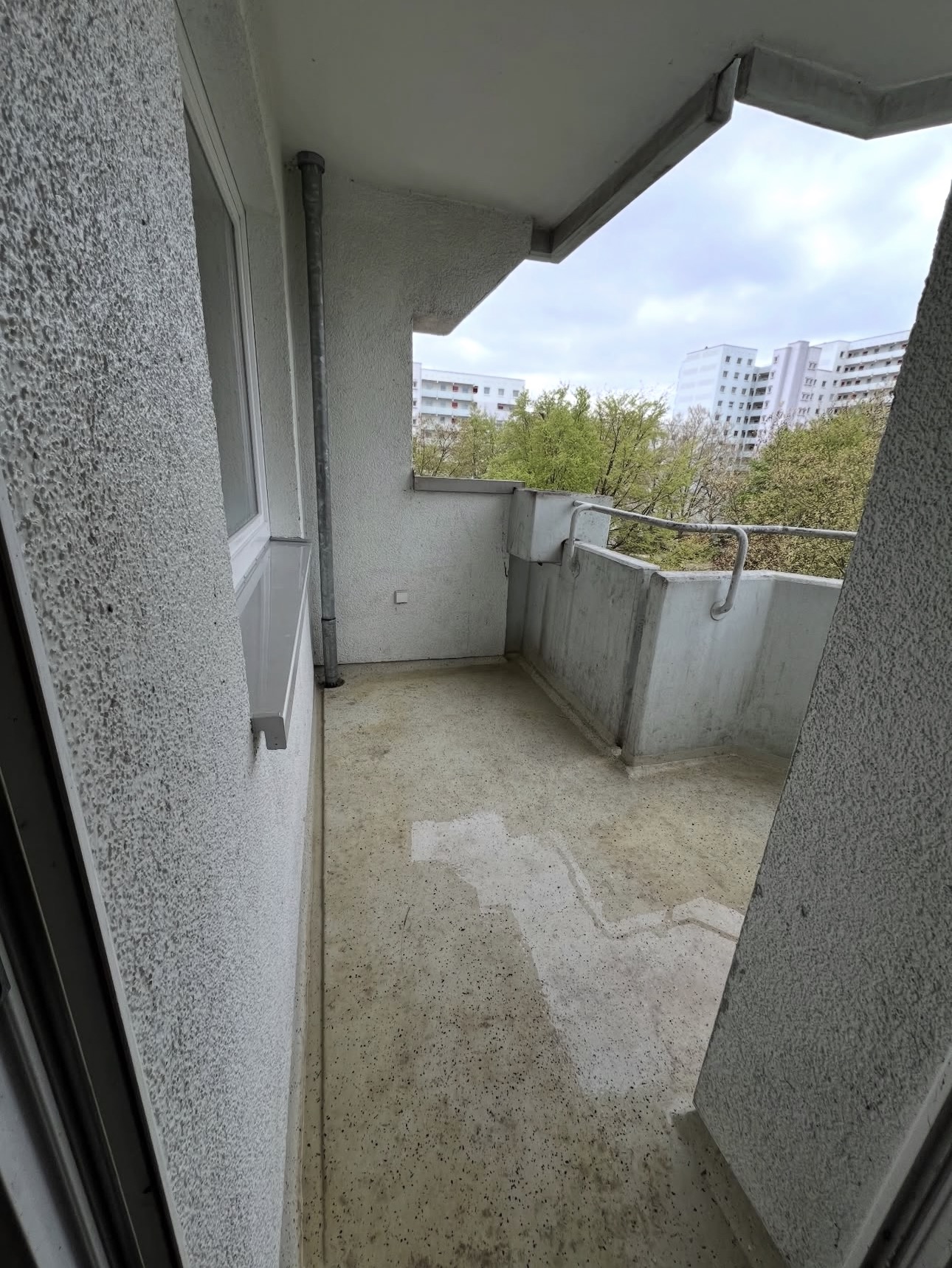 Balkon nach der Reinigung